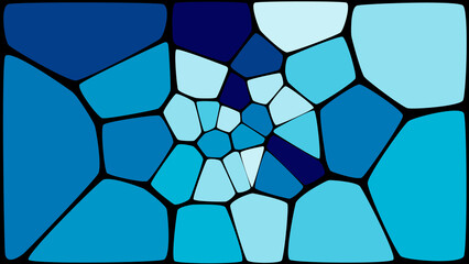 Colourful Pattern Background Blocks Blue