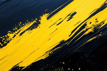 Striking Abstract Yellow and Black Background