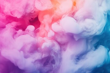 Fototapeta premium Vibrant Abstract Colorful Smoke Background