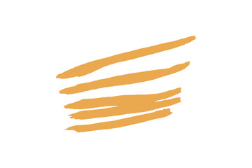 Orange watercolor background. Artistic hand paint. Isolated on transparent background.
