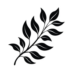 black and green leaves