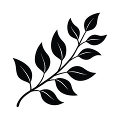 black and green leaves