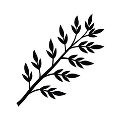 black and white branch