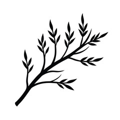 Obraz premium black and white tree