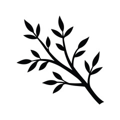 black and white tree