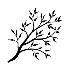 silhouette of a tree