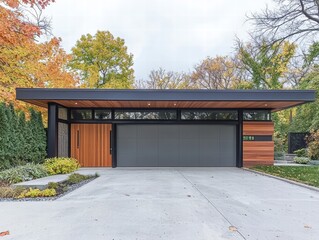 Fototapeta premium Modern Minimalist Garage