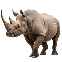 Fototapeta premium Black Rhinoceros AI Generated Image