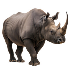 Obraz premium Black Rhinoceros AI Generated Image
