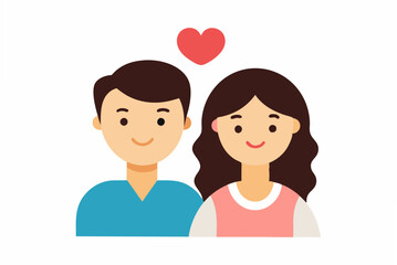 Obraz premium couple with heart
