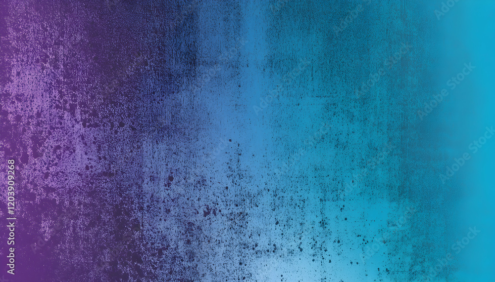 Poster abstract textured background with a vibrant gradient of purple and teal colors, perfect for design p