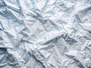 Obraz premium Panoramic Crumpled White Paper Texture Background for Design Projects