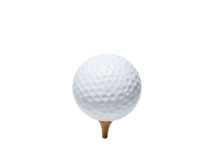 golf ball isolated on white