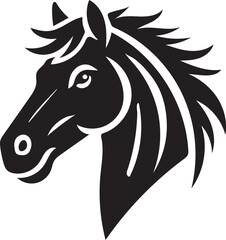 horse head silhouette