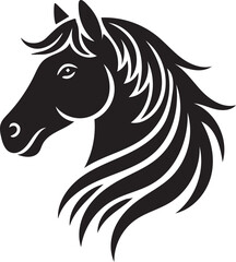 Fototapeta premium horse head vector