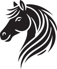 horse head vector