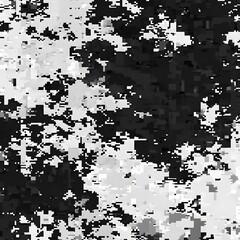 Digital camouflage background, army black, white, and gray color, with a blend of natural colors used for camouflage