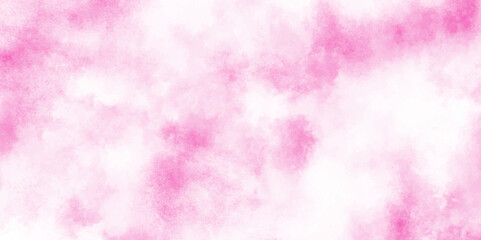 Pink rose tone abstract texture with cloudy stains, Stain artistic hand painted texture of pink, pastel hand painted watercolor of pink texture, White smoky watercolor painting on old paper texture.