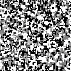 Fototapeta premium Digital camouflage background, army black, white, and gray color, with a blend of natural colors used for camouflage