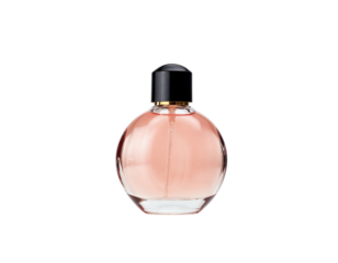 perfume bottle isolated on white