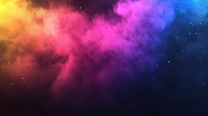 Fototapeta premium Happy Holi for Festival of Colors vector elements for card, greeting, poster design. 