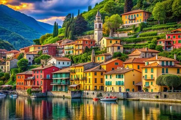 Picturesque Pescallo Village, Lake Como, Italy: Charming Italian Lakeside Architecture