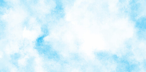 sky clouds for wallpaper backdrop background, watercolor abstract texture with white clouds and blue sky, shiny and clear painted light blue clouds watercolor background.
