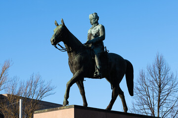 Statue of Mannerheim in Helsinki