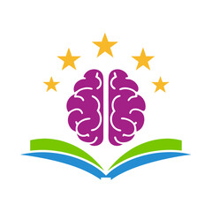 open book with colorful leaves