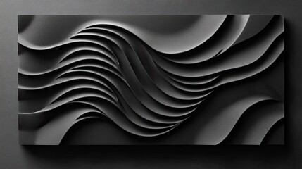 A D textured surface with deep indented shapes and reflections in dark tones, offering a bold and dramatic design perfect for modern digital aesthetics