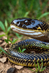 Fototapeta premium snake in the grass