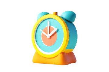 Colorful Cartoon Alarm Clock