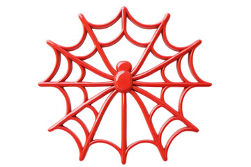 Red Spider Web Illustration