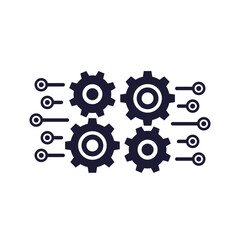 automatic function icon, automation concept