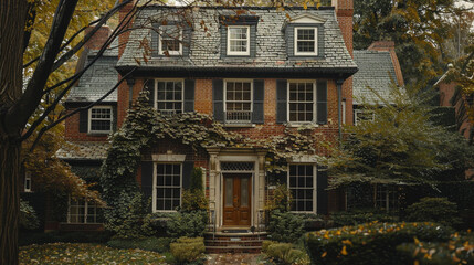 Traditional Brick Colonial Home with Timeless Charm