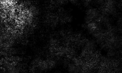 White powder isolated on black background. Grunge black and white pattern