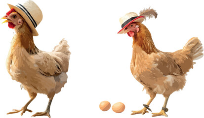 Chicken Hen, Female Chicken, Egg-Laying Hen, Backyard Hen, Hen Breeds
