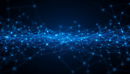 Obraz premium Technology Network Background