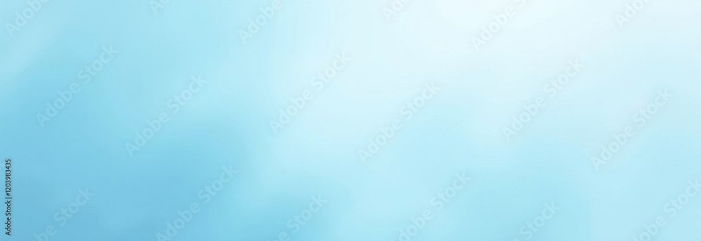 Poster light blue gradient background creating a soft and dreamy atmosphere