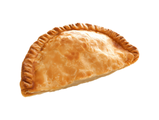 Pastry turnover isolated on transparent or white background, png
