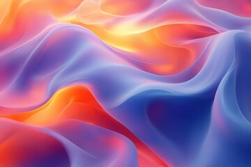 Obraz premium abstract 3d background featuring dynamic shapes and flowing forms in a kaleidoscope of colors creating a visually striking and immersive experience that invites exploration and creativity