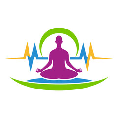 Obraz premium yoga lotus position