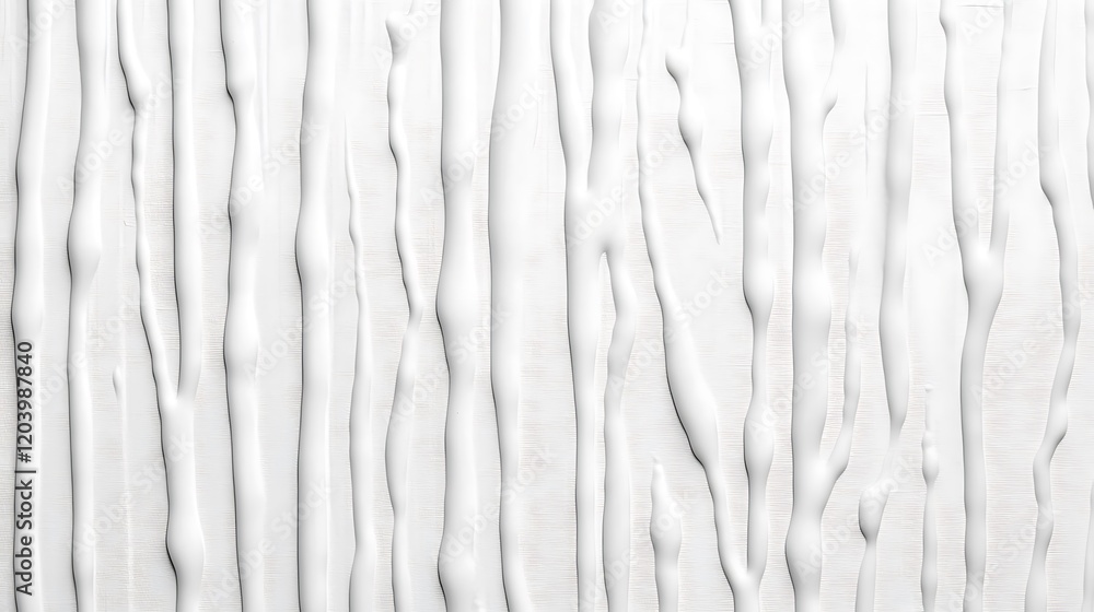 Poster minimalist abstract clean white texture with dripping patterns