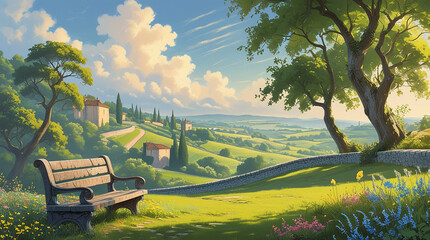 French countryside serenity