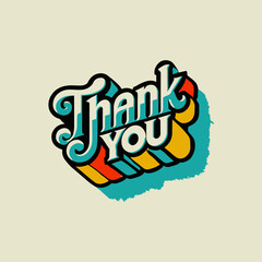 Thank you t-shirt design, modern and creative t-shirt design