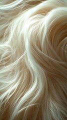 Blonde Hair Waves Soft Texture Abstract