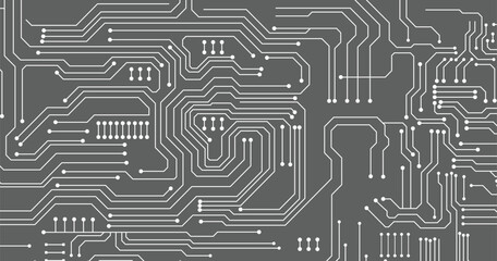 Circuit technology background with hi-tech digital data connection system and computer electronic design