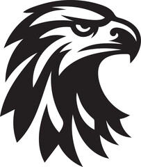 Fototapeta premium hawk head tattoo