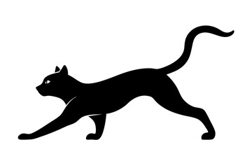 black cat silhouette