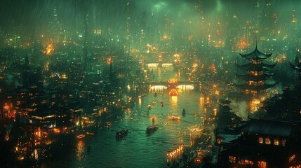 Futuristic cityscapes